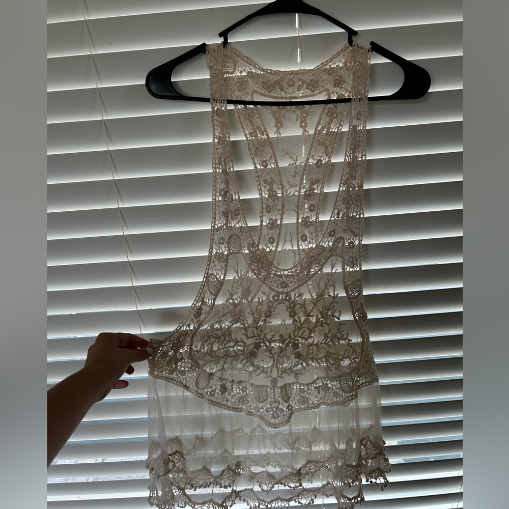 Shear Tank Top/ Bathing Suit Coverup